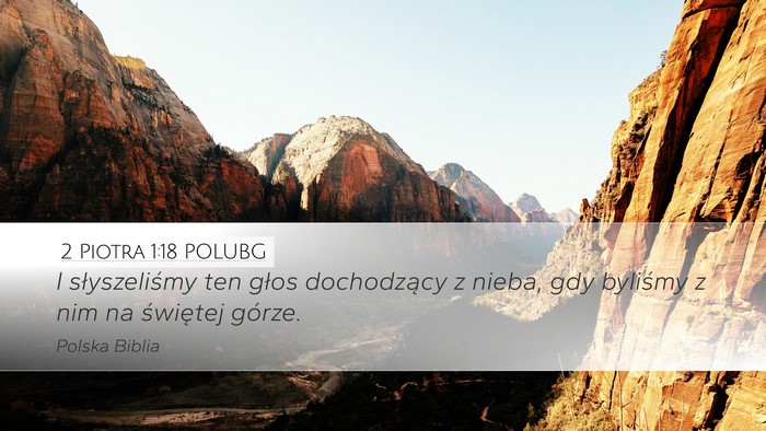 2 Piotra 1:18 POLUBG Bible Verse Image