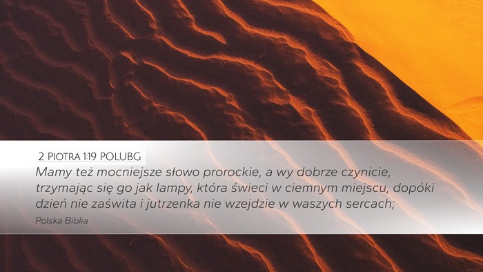 2 Piotra 1:19 POLUBG Bible Verse Image