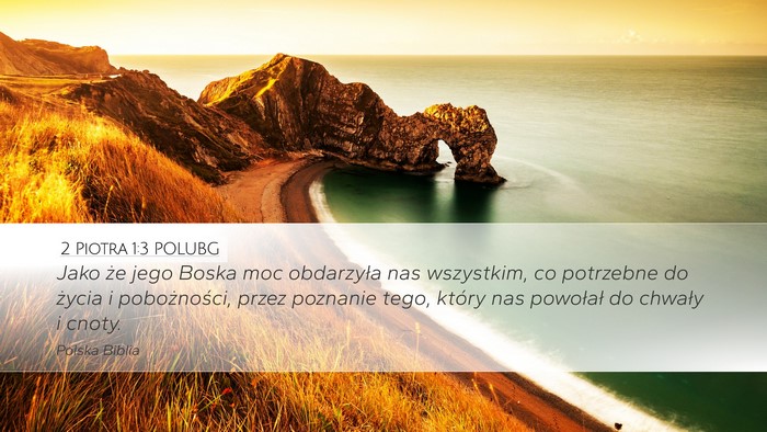 2 Piotra 1:3 POLUBG Bible Verse Image
