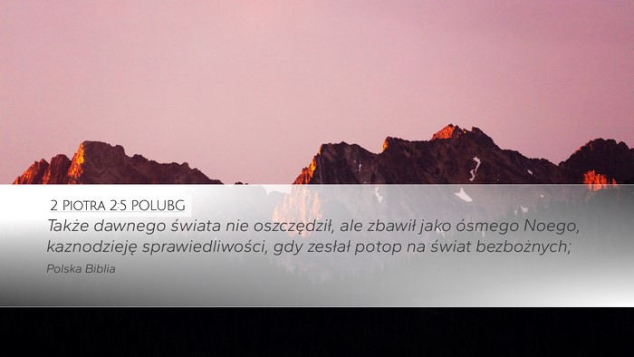 2 Piotra 2:5 POLUBG Bible Verse Image