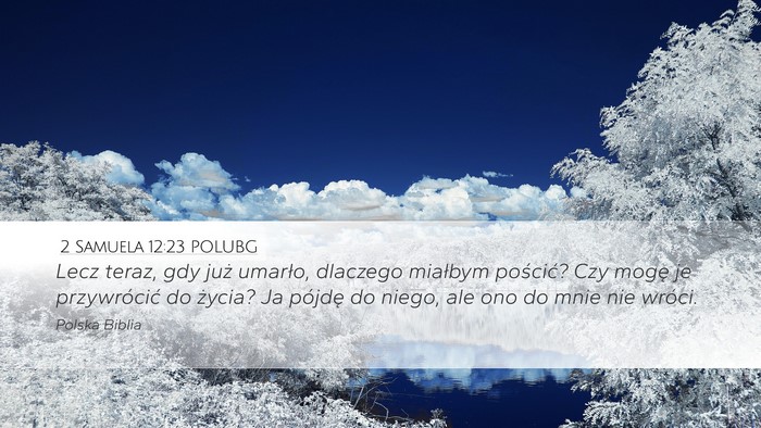 2 Samuela 12:23 POLUBG Bible Verse Image