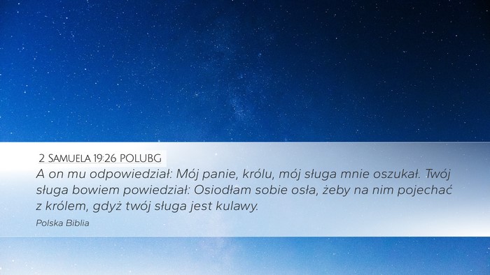 2 Samuela 19:26 POLUBG Bible Verse Image