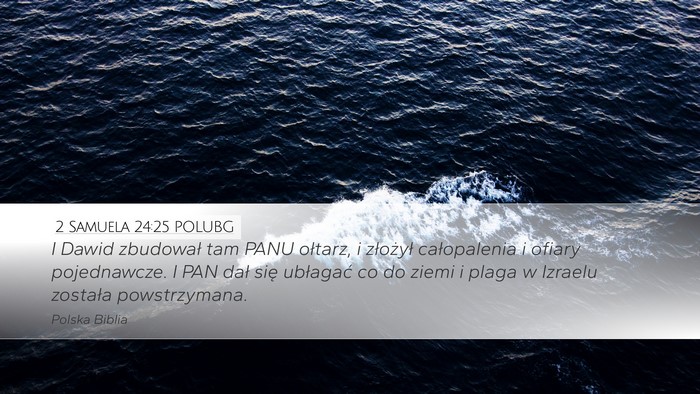 2 Samuela 24:25 POLUBG Bible Verse Image