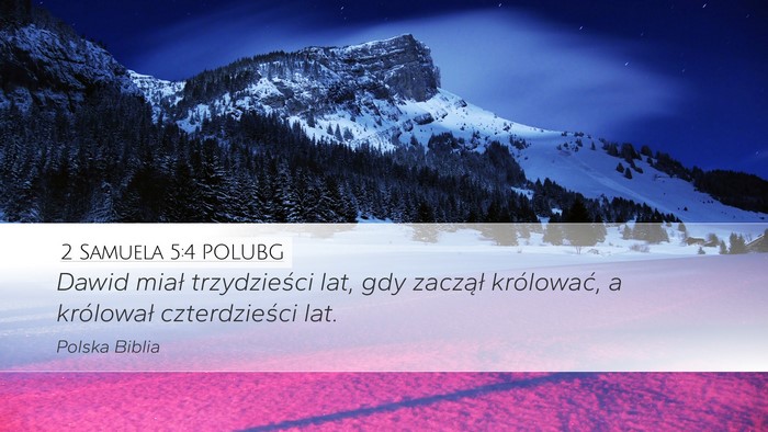 2 Samuela 5:4 POLUBG Bible Verse Image