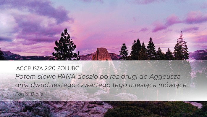 Aggeusza 2:20 POLUBG Bible Verse Image