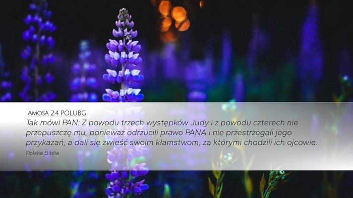 Amosa 2:4 POLUBG Bible Verse Image