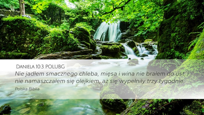 Daniela 10:3 POLUBG Bible Verse Image