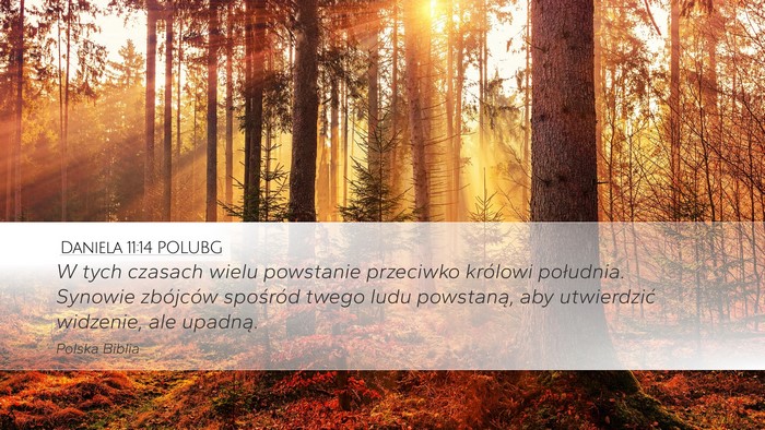 Daniela 11:14 POLUBG Bible Verse Image