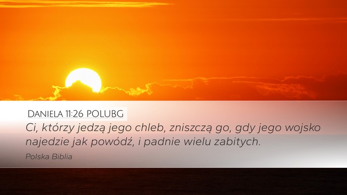 Daniela 11:26 POLUBG Bible Verse Image