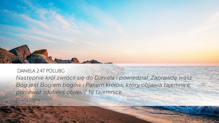 Daniela 2:47 POLUBG Bible Verse Image