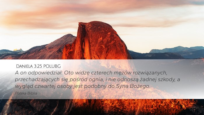 Daniela 3:25 POLUBG Bible Verse Image