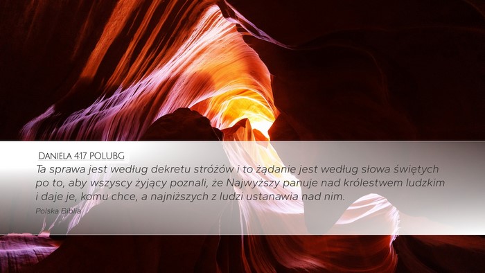 Daniela 4:17 POLUBG Bible Verse Image