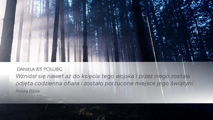 Daniela 8:11 POLUBG Bible Verse Image