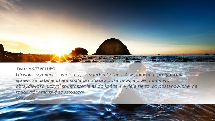 Daniela 9:27 POLUBG Bible Verse Image
