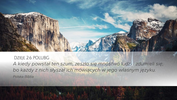 Dzieje 2:6 POLUBG Bible Verse Image