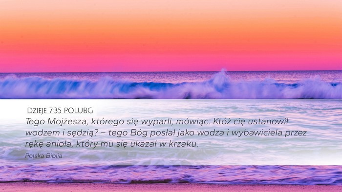 Dzieje 7:35 POLUBG Bible Verse Image