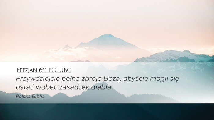 Efezjan 6:11 POLUBG Bible Verse Image