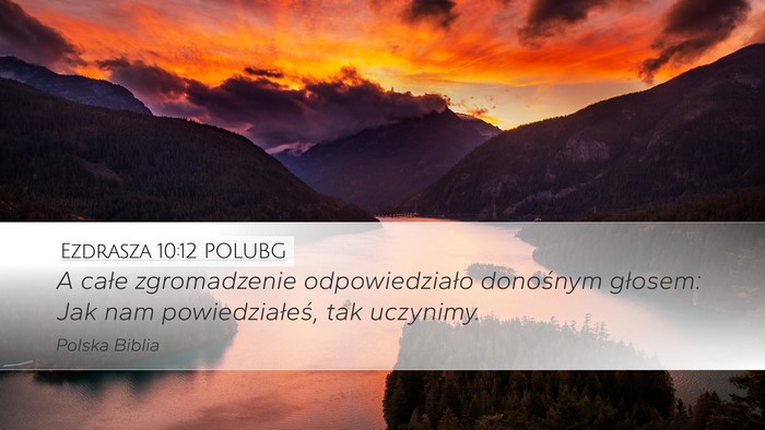 Ezdrasza 10:12 POLUBG Bible Verse Image