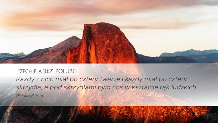 Ezechiela 10:21 POLUBG Bible Verse Image