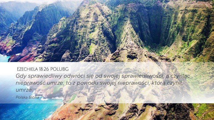 Ezechiela 18:26 POLUBG Bible Verse Image