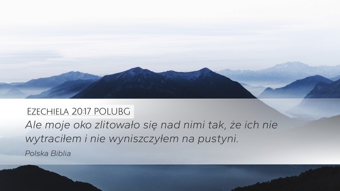Ezechiela 20:17 POLUBG Bible Verse Image