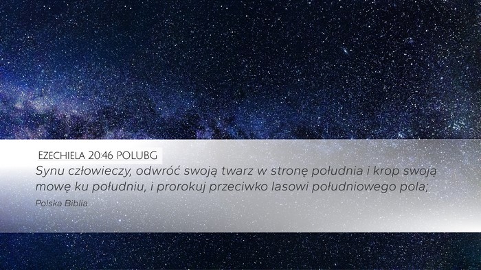 Ezechiela 20:46 POLUBG Bible Verse Image