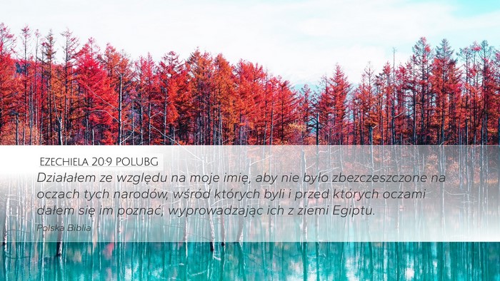 Ezechiela 20:9 POLUBG Bible Verse Image