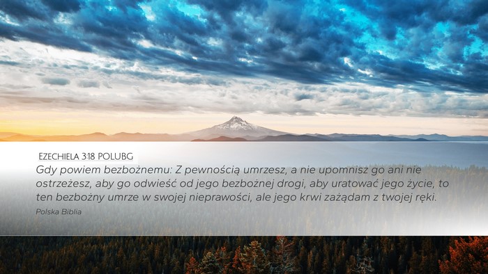 Ezechiela 3:18 POLUBG Bible Verse Image