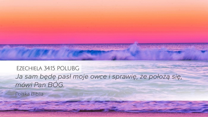 Ezechiela 34:15 POLUBG Bible Verse Image