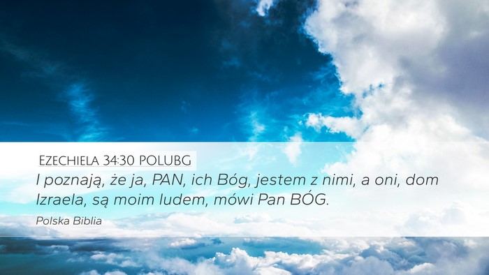 Ezechiela 34:30 POLUBG Bible Verse Image