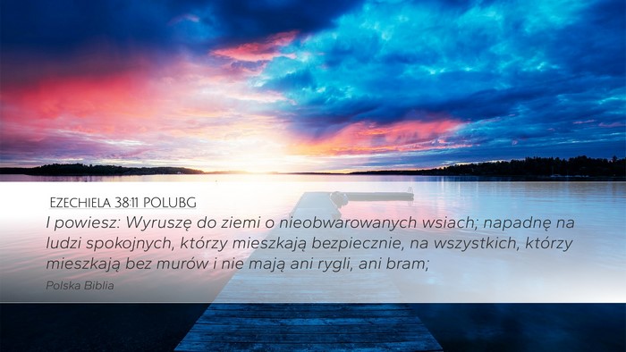 Ezechiela 38:11 POLUBG Bible Verse Image