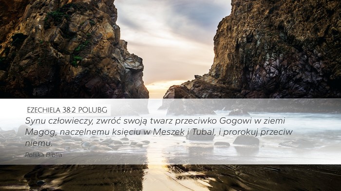Ezechiela 38:2 POLUBG Bible Verse Image