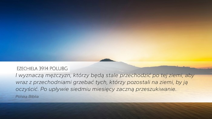 Ezechiela 39:14 POLUBG Bible Verse Image