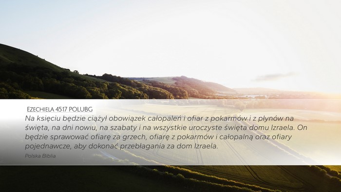 Ezechiela 45:17 POLUBG Bible Verse Image