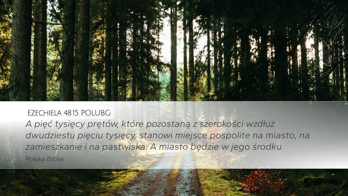 Ezechiela 48:15 POLUBG Bible Verse Image