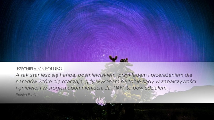 Ezechiela 5:15 POLUBG Bible Verse Image