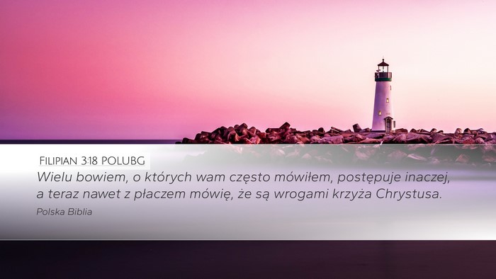 Filipian 3:18 POLUBG Bible Verse Image