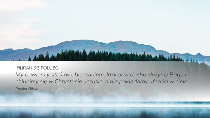 Filipian 3:3 POLUBG Bible Verse Image