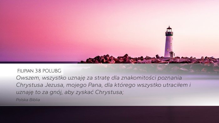 Filipian 3:8 POLUBG Bible Verse Image