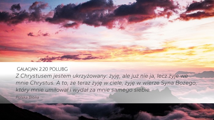 Galacjan 2:20 POLUBG Bible Verse Image
