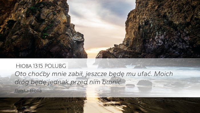 Hioba 13:15 POLUBG Bible Verse Image