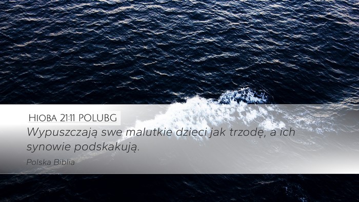 Hioba 21:11 POLUBG Bible Verse Image