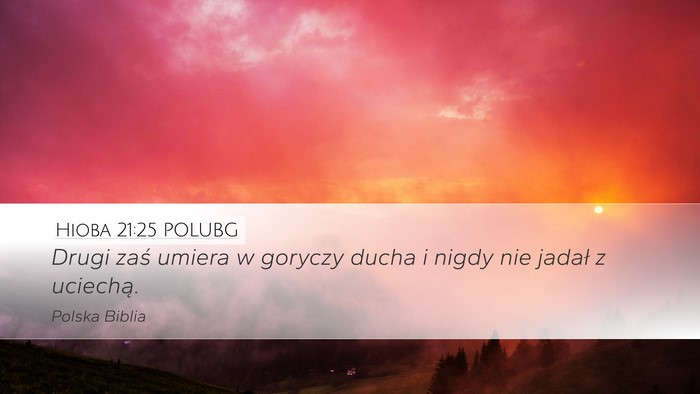 Hioba 21:25 POLUBG Bible Verse Image
