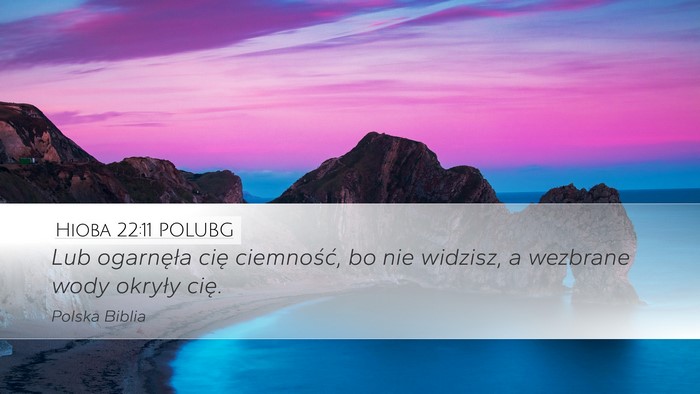 Hioba 22:11 POLUBG Bible Verse Image