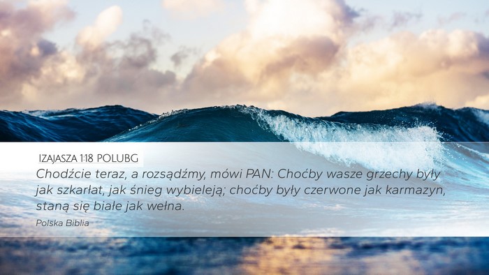 Izajasza 1:18 POLUBG Bible Verse Image
