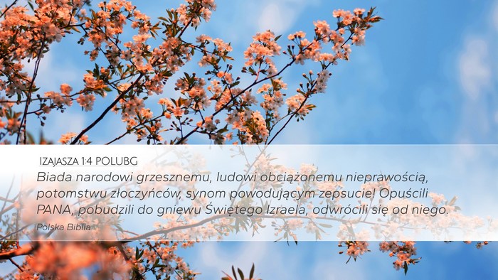 Izajasza 1:4 POLUBG Bible Verse Image
