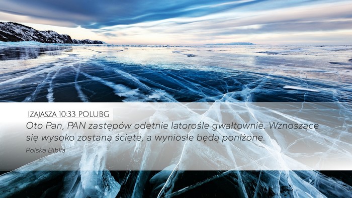 Izajasza 10:33 POLUBG Bible Verse Image