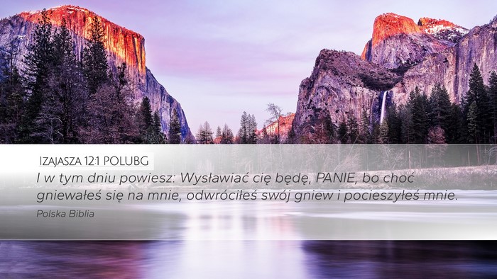 Izajasza 12:1 POLUBG Bible Verse Image