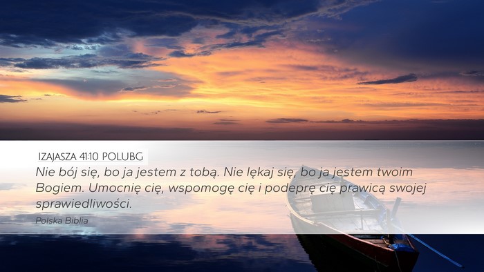 Izajasza 41:10 POLUBG Bible Verse Image