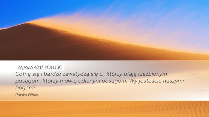 Izajasza 42:17 POLUBG Bible Verse Image